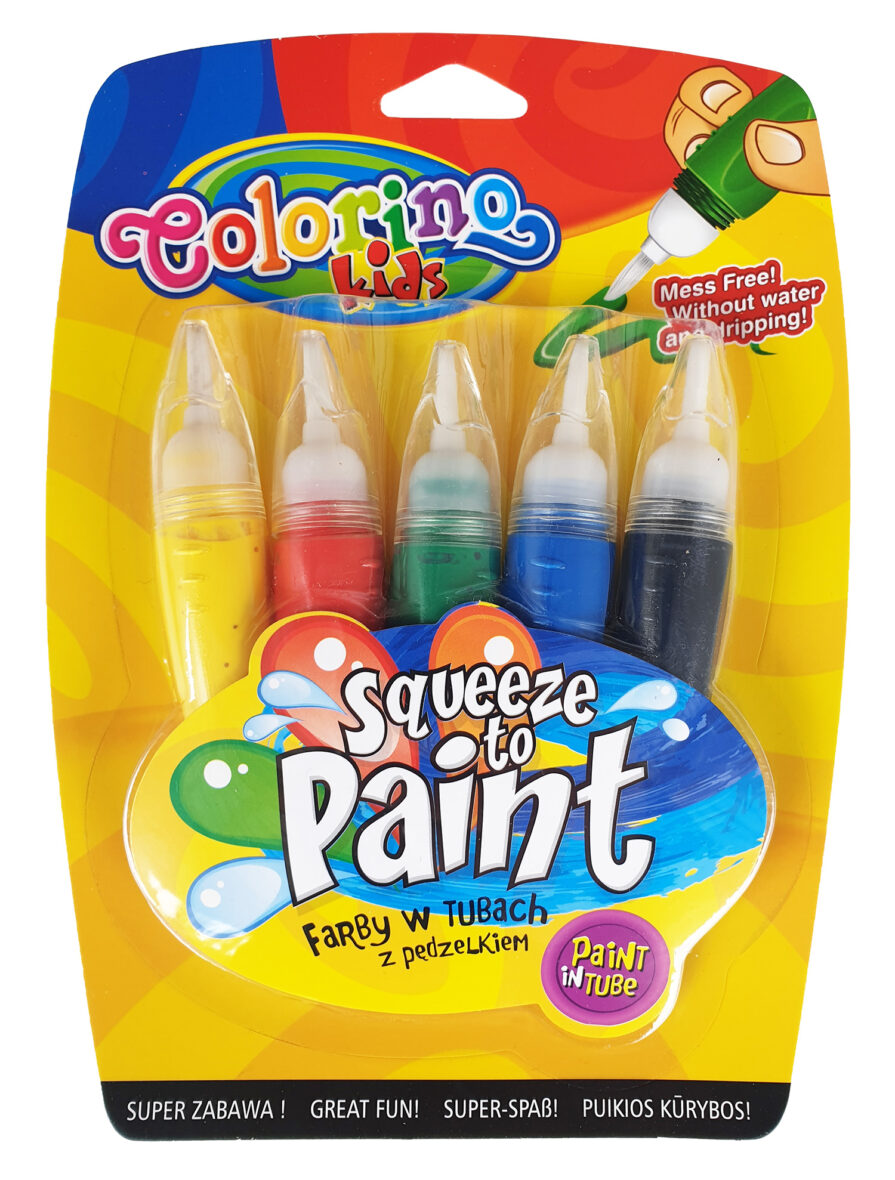 Colorino Kids Ecsetvégű tubusos tempera