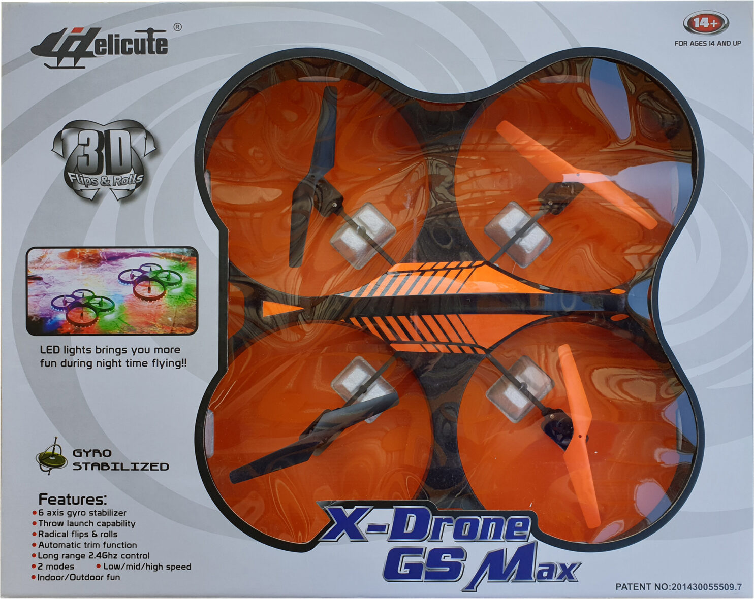 X-Drone Gs Max 2.4G Távirányítóval Kamera Nélkül
