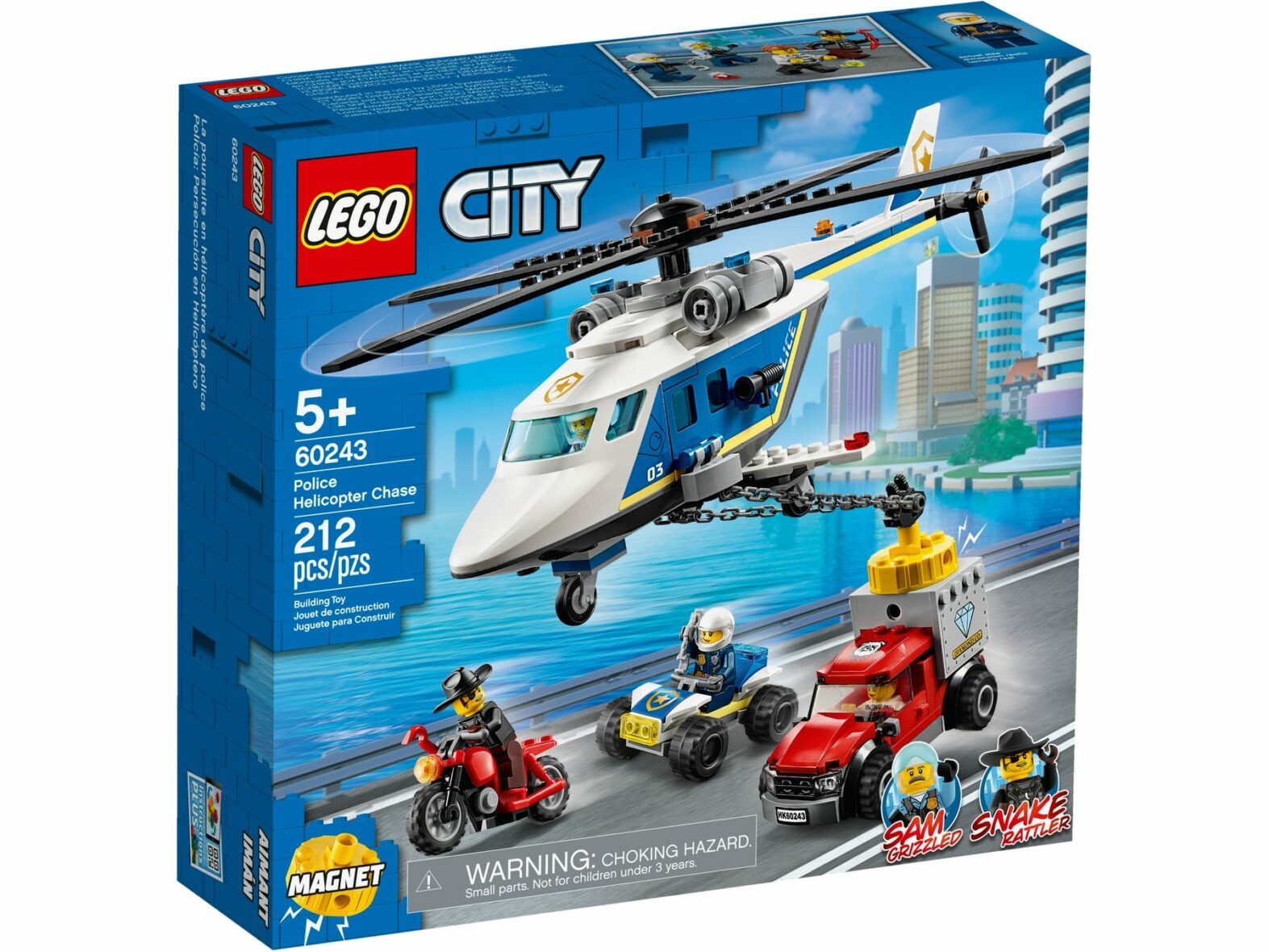 LEGO City 60243 Rendőrségi helikopteres üldözés