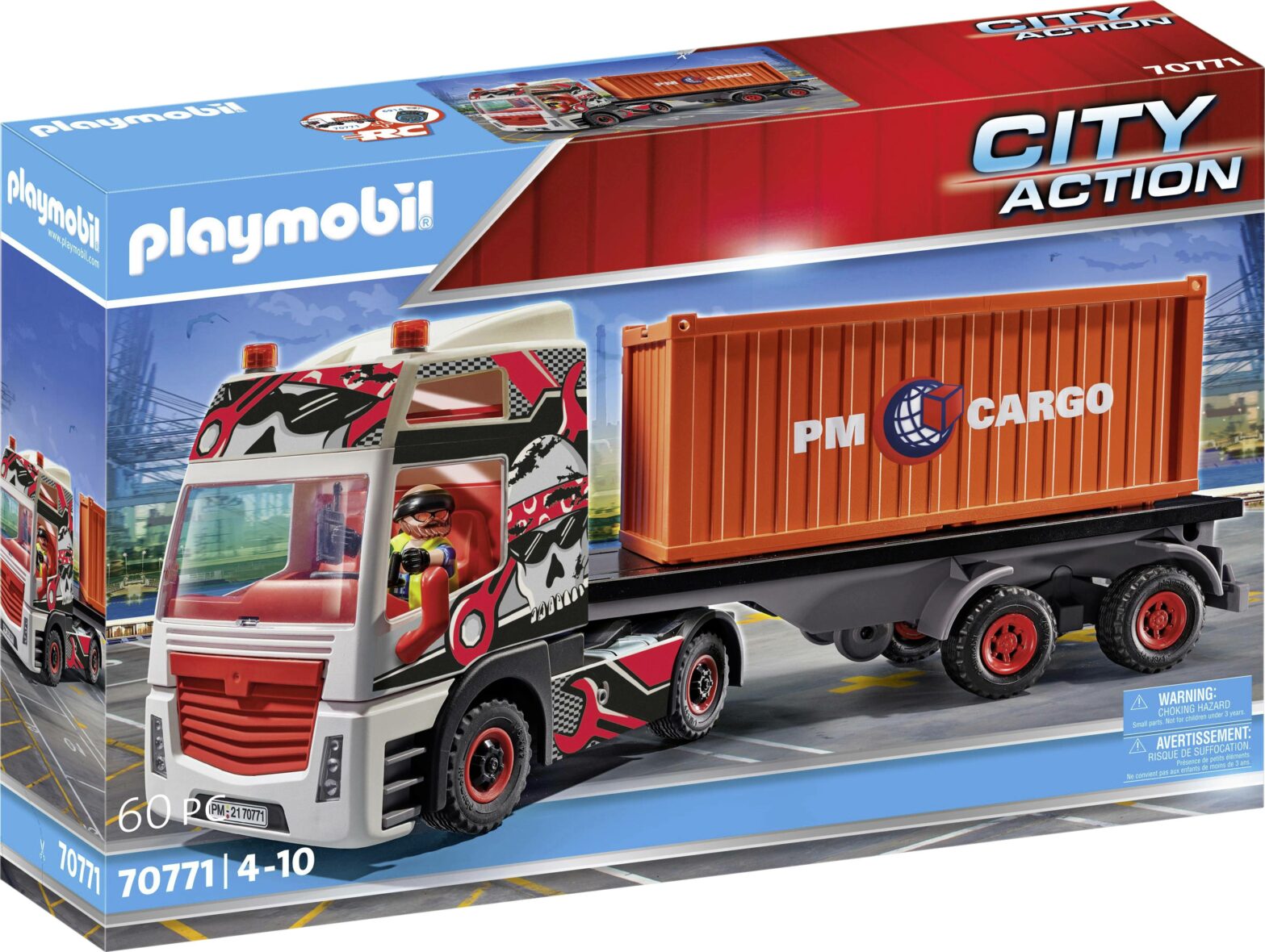 Playmobil Kamion pótkocsival (70771)