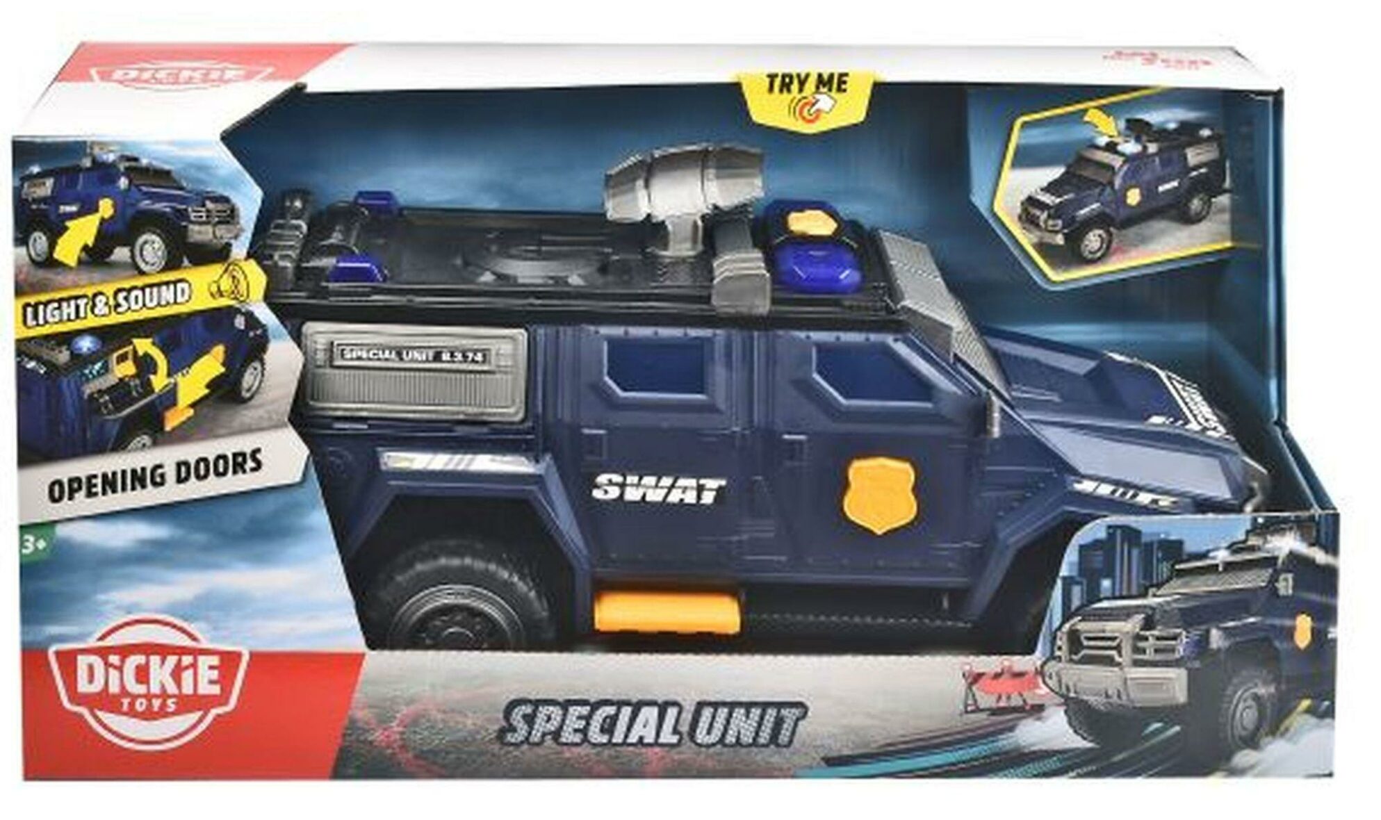 Dickie Special Unit – SWAT különleges egység játék SUV terepjáró – 40 cm