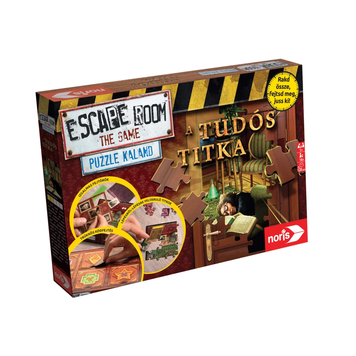 Escape room puzzle: A tudós titka